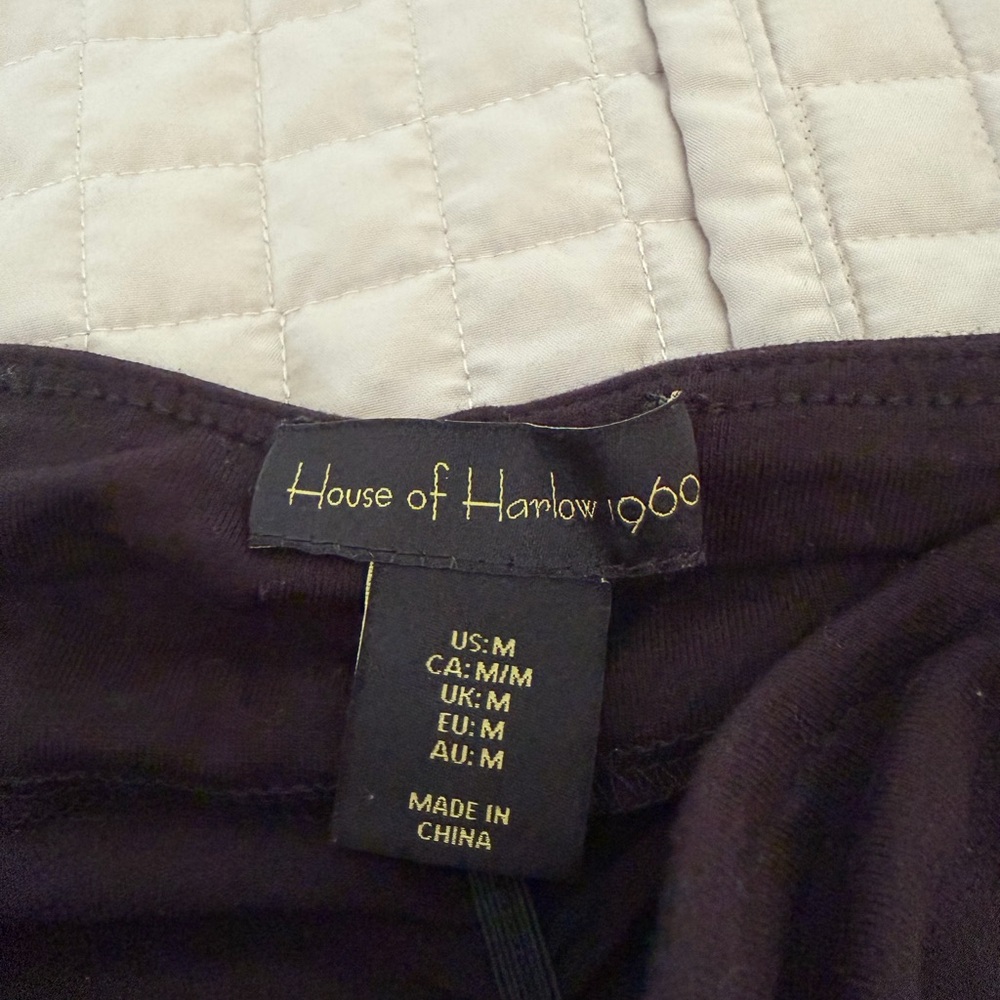 House of Harlow 1960 Black Gathered Maxi Skirt - Picture 3 of 6